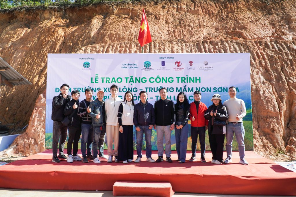 Bàn giao công trình điểm trường Xua Lông – Trường Mầm non Sơn Ca, tỉnh Lào Cai