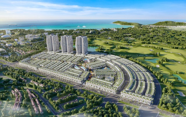 Phối cảnh Kỳ Co Gateway – đô thị xanh phong cách Hàn Quốc đầu tiên tại thành phố biển Quy Nhơn.